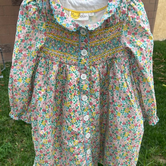 Mini Boden Multicolor Floral Dress - Picture 7 of 9